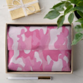 Roze en witte vormgeving tissuepapier (Geschenk)