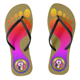 Roze en witte wijn die schoolboeken en goud houden teenslippers