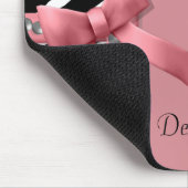 Roze en witte Zebra Muismat (Hoek)