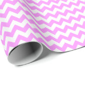Roze en witte zigzag cadeaupapier (Rol Hoek)