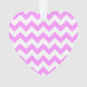 Roze en witte zigzag ornament (voorkant)