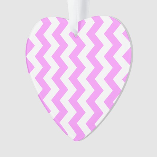 Roze en witte zigzag ornament (voorkant)