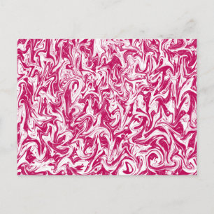 Roze en witte zwijn briefkaart