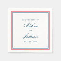 Roze en zeegrens klassieke traditionele bruiloft