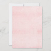 Roze en zilver blad kaart (Achterkant)