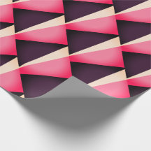 Roze en zwart abstract geometrisch patroon
