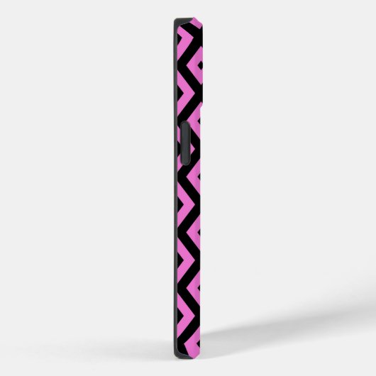 Roze en zwart diamantpatroon Case-Mate iPhone case (Achterkant / Rechts)