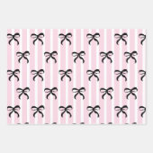 Roze en zwart inpakpapier vel (Voorkant 2)