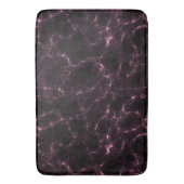Roze en Zwart Marmer abstract Badmat (Voorkant Verticaal)