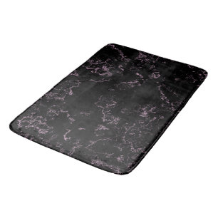 Roze en Zwart Marmer abstract Badmat