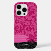 Roze en zwart, speciaal ontworpen Hoesje voor Dama (Achterkant)