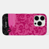 Roze en zwart, speciaal ontworpen Hoesje voor Dama (Achterkant (horizontaal))