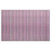 Roze en Zwart Trendy Boho Stipped Print Stof (Yard (91,4 cm))