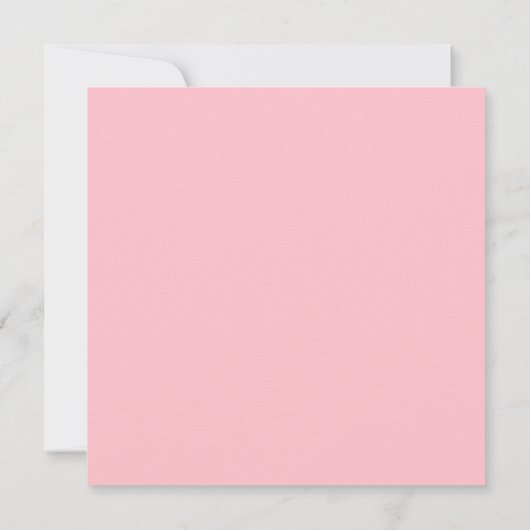 Roze en Zwart Vredessymbool Blanco uitnodiging (Achterkant)