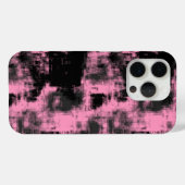 roze en zwarte abstracte Case-Mate iPhone case (Achterkant (horizontaal))
