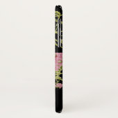 Roze en zwarte Achillea fractale kunst Case-Mate iPhone Case (Achterkant/links)