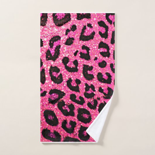 ROZE EN ZWARTE BADHANDDOEK SET! AANGEPAST ONTWERP! BAD HANDDOEK (Handdoek)