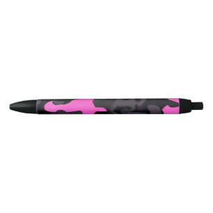 Roze en zwarte Camouflage Inkt Pen