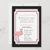 Roze en Zwarte de Uitnodiging van de Partij van de (Voorkant)