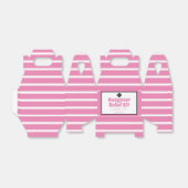 Roze en zwarte hangover-hulpkit bedankdoosjes (Uitgevouwen)