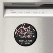 Roze en zwarte heupen en Kisses uit New Mr en Mrs. Magneet (Insitu (Vaatwasser))