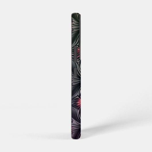 Roze en Zwarte Jewel Eye Design Samsung Galaxy Hoesje (Rechterkant)