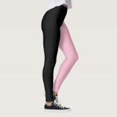 Roze en zwarte Leggings (Rechts)