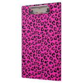 Roze en zwarte luipaard afdrukken klembord (Links)