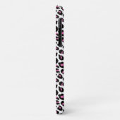 roze en zwarte luipaard Case-Mate iPhone case (Achterkant/links)