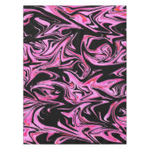 Roze en zwarte marmer, tafelkleed (Voorkant)