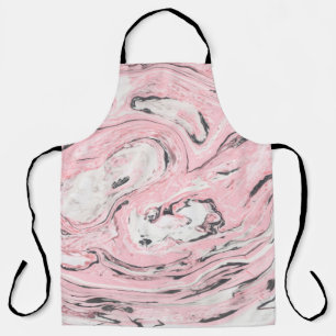 Roze en zwarte marmer textuur. Moderne abstracte b Schort