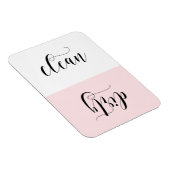 Roze en zwarte moderne wasmachine magneet (Rechterzijde)