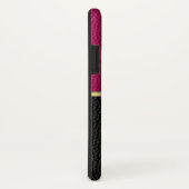 Roze en zwarte monogrammed iPhone / iPad case (Achterkant / rechts)