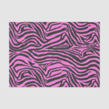 Roze en zwarte neonzebra Afdrukontkoppeling
