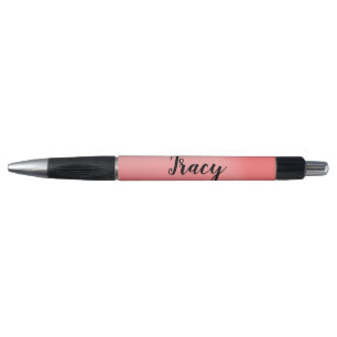 Roze en zwarte ombre pen