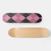 Roze en zwarte stijl skateboard (Horizontaal)