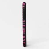 Roze en zwarte zebra Afdrukken (faux glitter) Case-Mate iPhone Case (Achterkant/links)