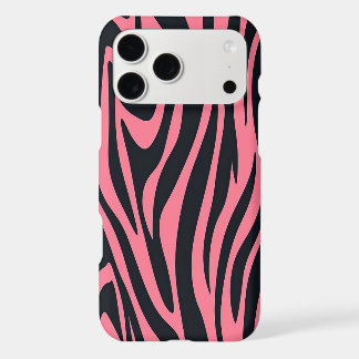 Roze en Zwarte Zebra Dierenprint