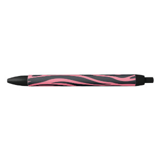 Roze en zwarte Zebra dierenprint Inkt Pen