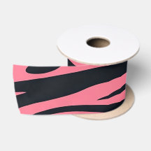 Roze en zwarte Zebra dierenprint