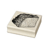 Roze Engel Eten Spons Cake Slice Bakken Foodie Rubberstempel (Stempel)