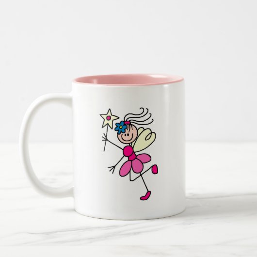 Roze engel met handmatige Mok (Links)