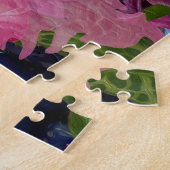 Roze engel met kind legpuzzel (Zijkant)