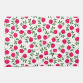 Roze Engelse thea Rozen Kitchen Towel Theedoek (Horizontaal)