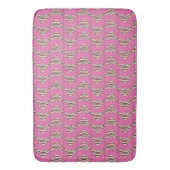 Roze engelvis badmat (Voorkant Verticaal)