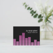 Roze Equalizer Visitekaartje (Staand voorkant)