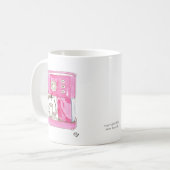 Roze Espresso Maker-Mok Koffiemok (Voorkant links)