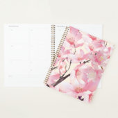 Roze Esthetische Sakura Cherry Blossom Roze Bloeme Planner (Display)