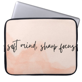 Roze esthetische Studycore-laptophoes Laptop Sleeve