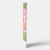 Roze exotische Waterverf Flowers Case-Mate iPhone Case (Achterkant / Rechts)